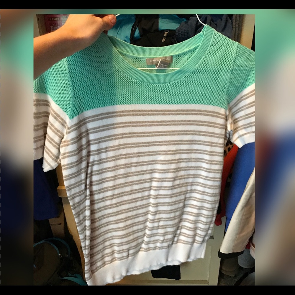Cute short sleeve sweater